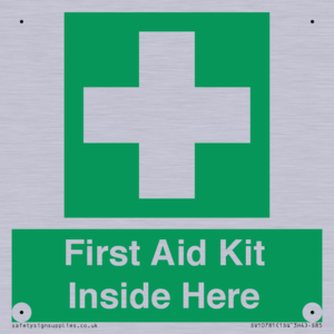 First Aid Kit Inside Here